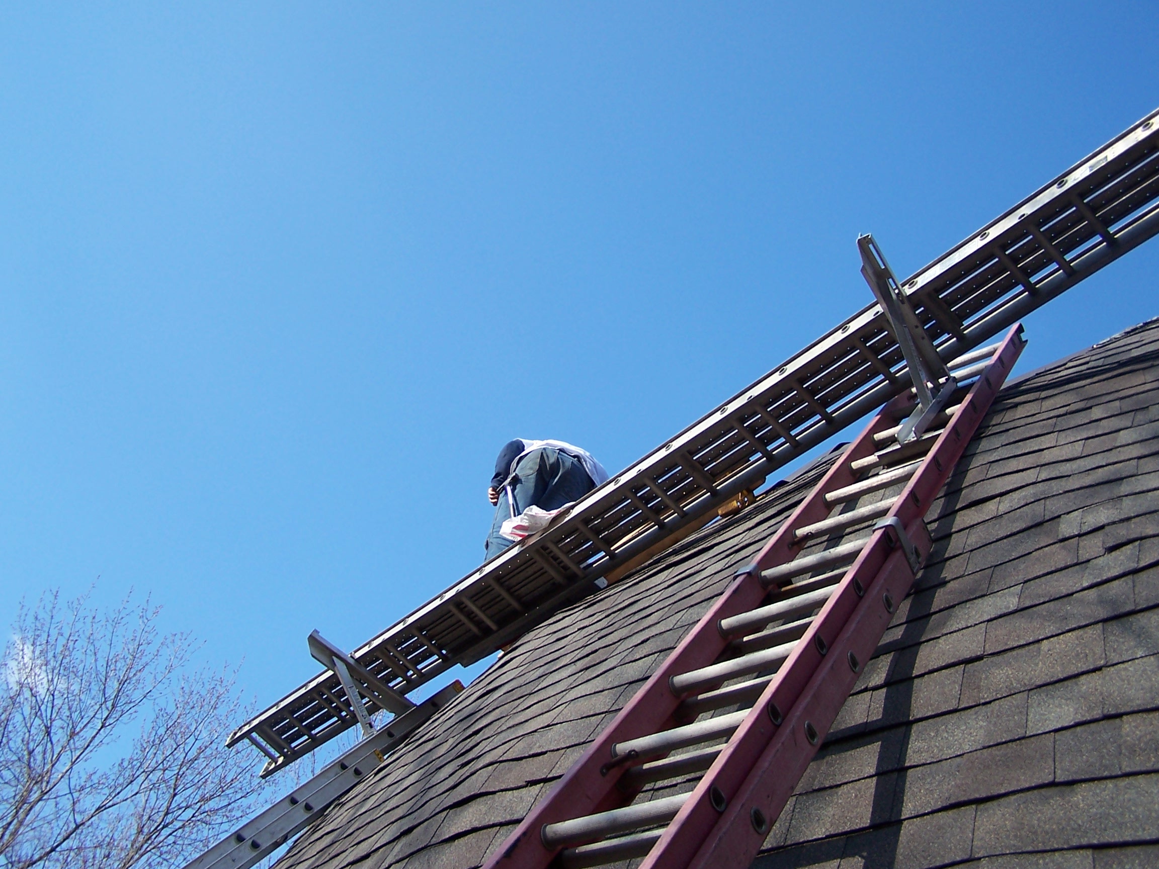 Commercial Roofing Contractor on Roof