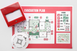 Have a Evacuation Plan picture with ways to escape