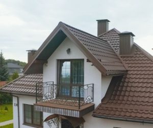 Metal roof home